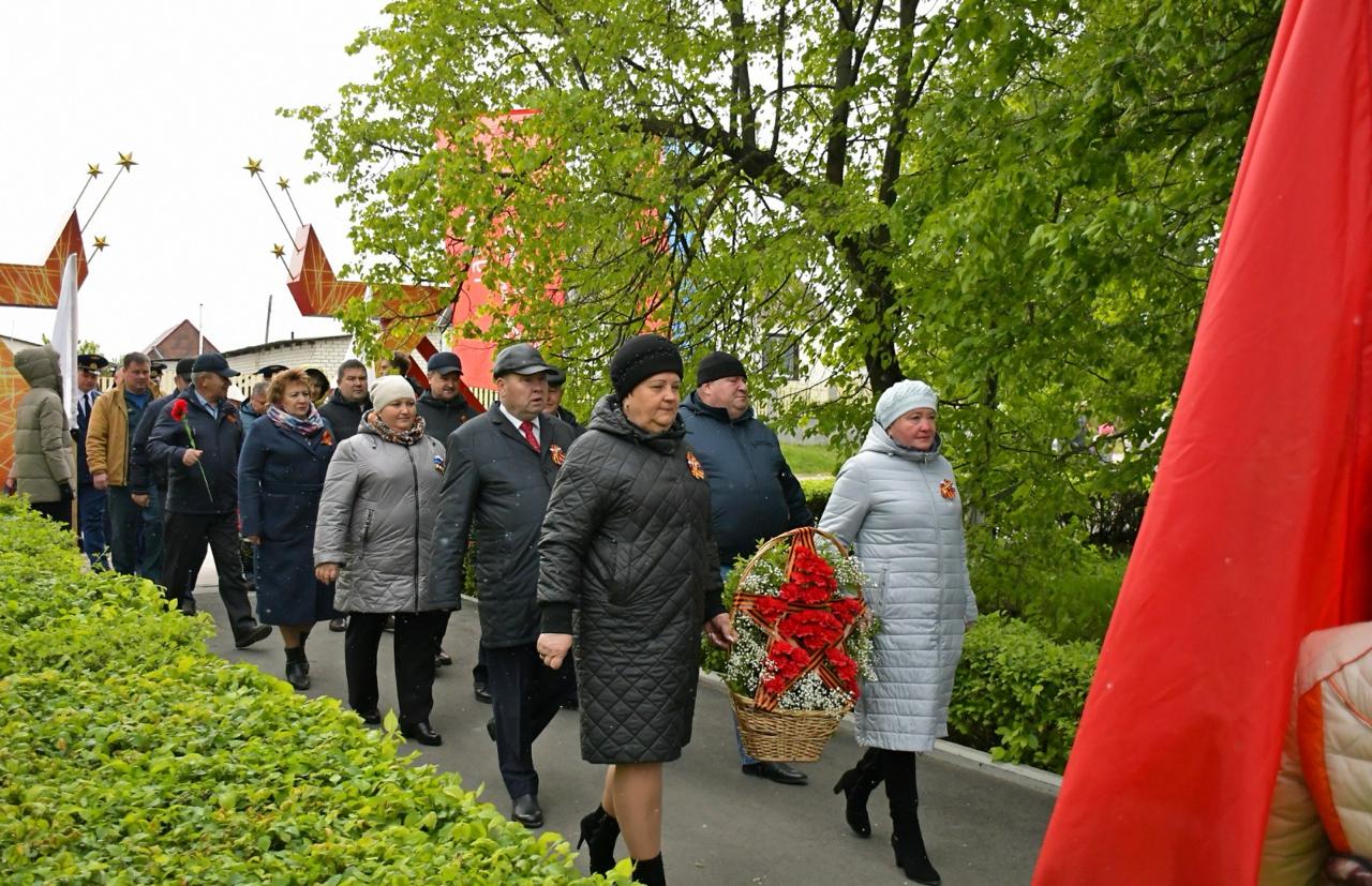 На аллее Славы села Лопатино в День Победы состоялись праздничные мероприятия