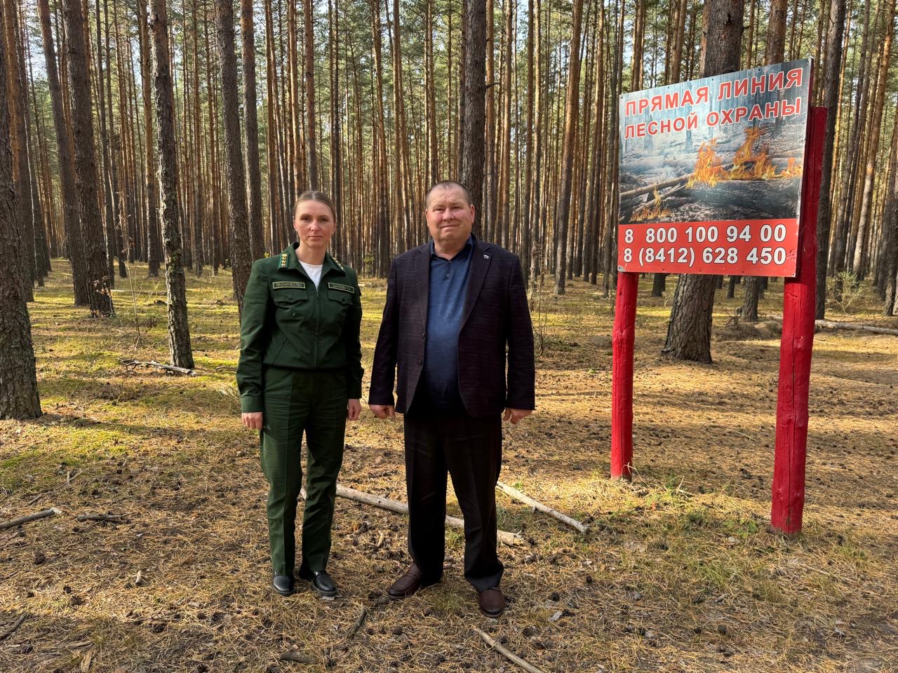 Министр лесного, охотничьего хозяйства и природопользования Пензенской области проинспектировал Кададинское лесничество