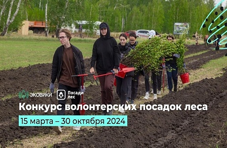 Приглашаем принять участие в конкурсе посадок деревьев