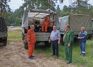 Министр лесного хозяйства проверил выполнение противопожарных мероприятий в Чаадаевском лесничестве